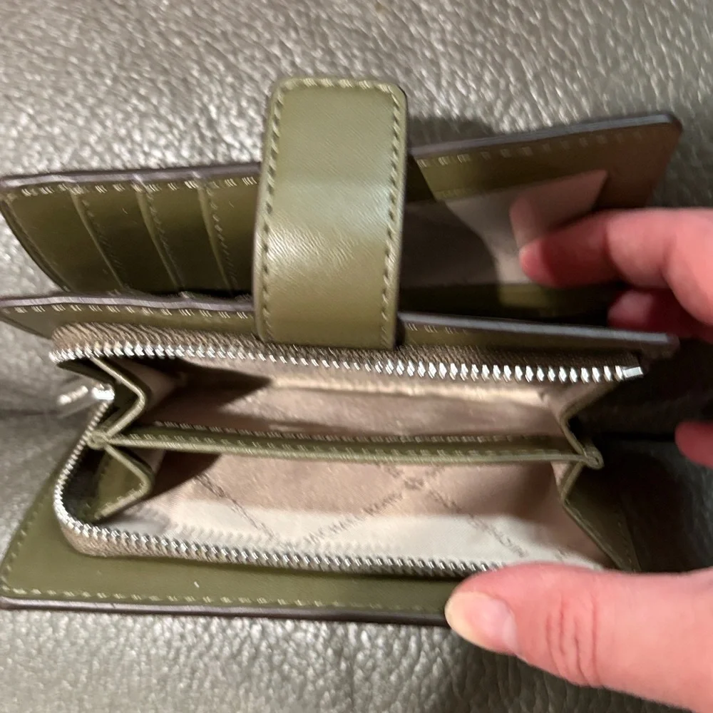 Michael Kors signature printed graphic  tote bag and matching wallet